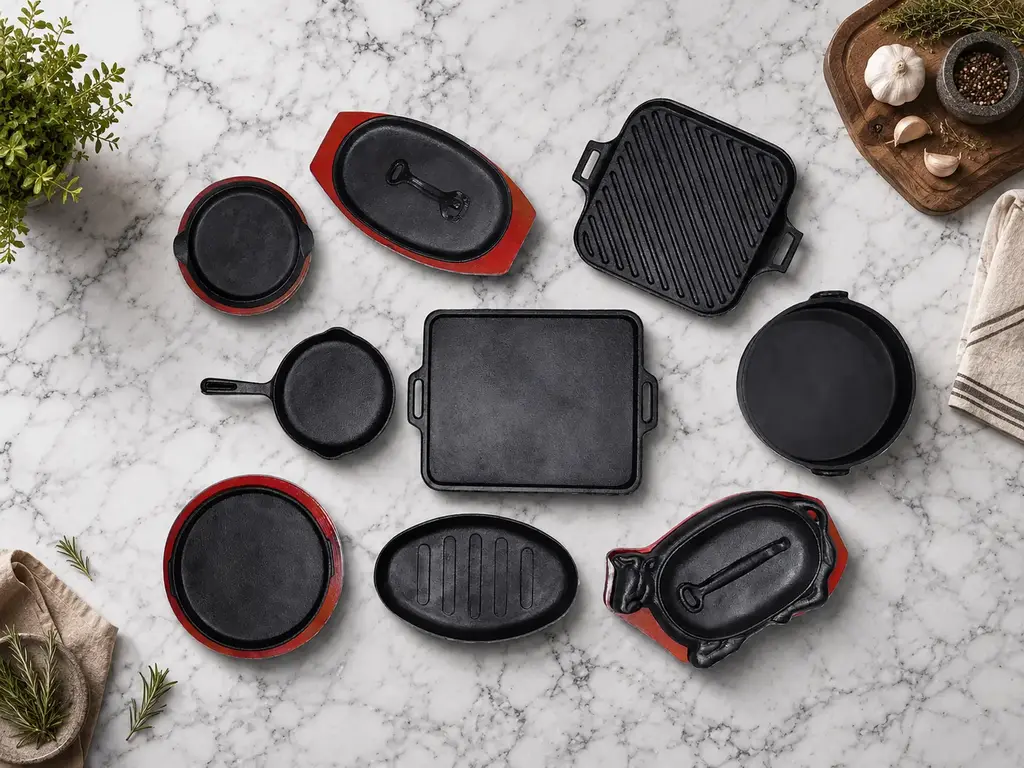 Hot Plate dan Cookware Cast Iron Besi Cor