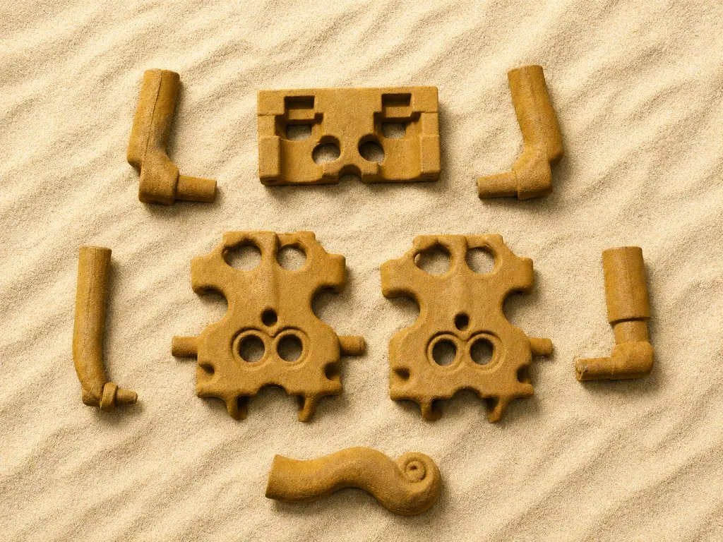 Resin coated sand dan sand core